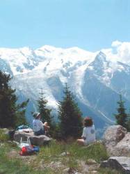 Vue sur le Mont-Blanc - 29.6 ko